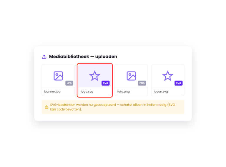 Allow SVG upload