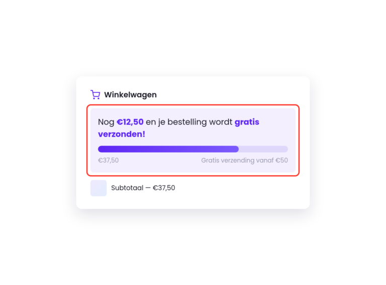 AW Shipping display Remaining