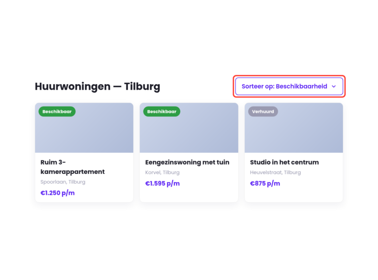 Pararius FacetWP Integratie & Sortering