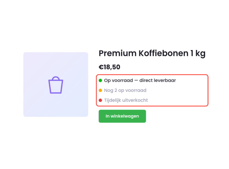 WooCommerce In-Stock Text