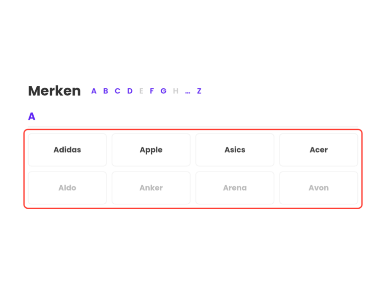 WooCommerce Merken Overview