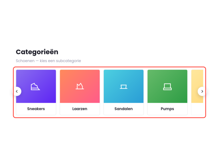 WooCommerce Subcategory Slider